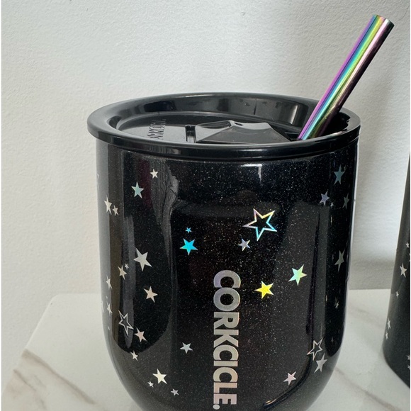 EUC Corkcicle COCKTAIL STRAW 2-PACK Stainless Steel Prism - Picture 4 of 8